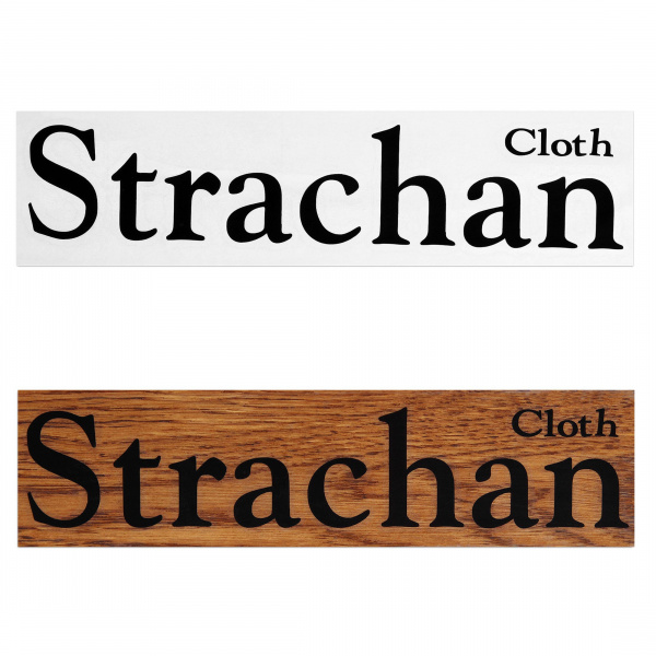 Стикер Strachan Cloth самоклеящийся 23,3х5,3 см черный